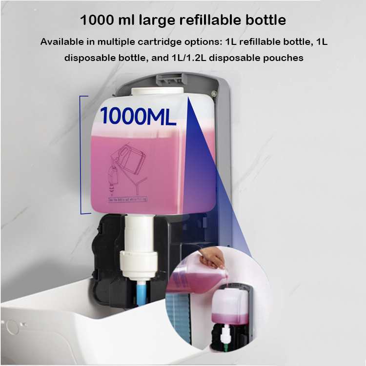 Автоматический дозатор для мыла Smarlean с 6 насадками