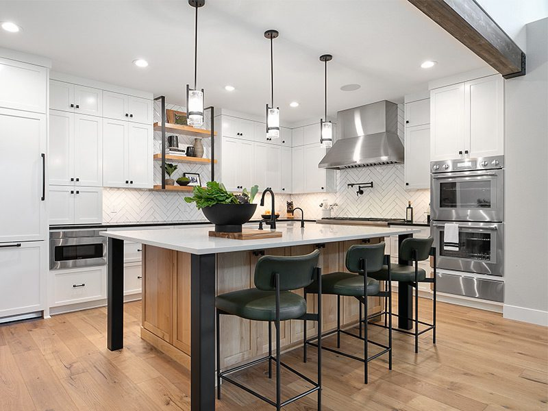 700mm Black Range Hood for Kitchen Kc10A Strong Suction