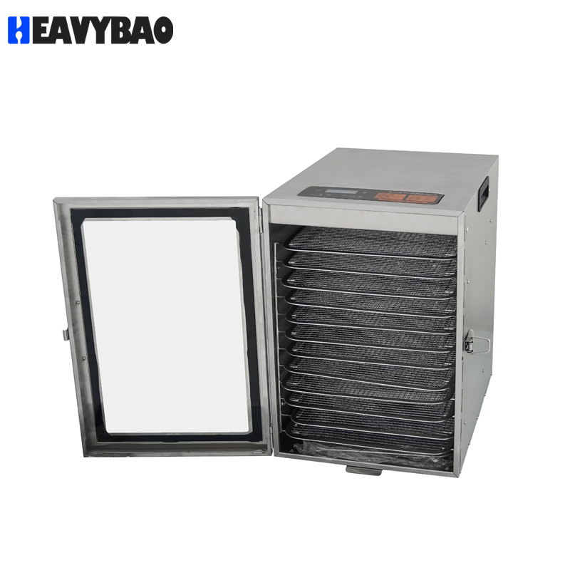 Heavybao 12 Tray Electric Stainless Steel Deshidratador De Alimentos Food Dehydrator Machine