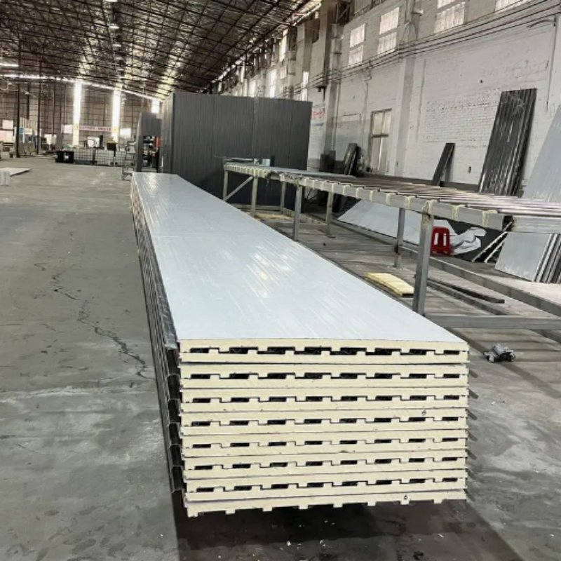 Aluminum Corrugated Roof Sandwich Board Exterior Profile Aluminum Thermal Insulation PU Wall Panel Roofing Tile