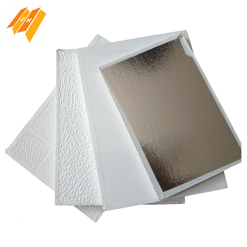 Alunimum Foil Backside PVC Gypsum Ceiling Tile