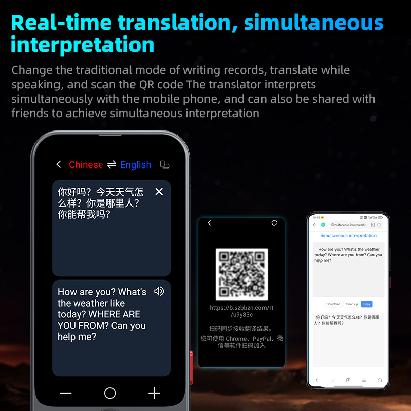 High Quality Smart Ai Voice Translator Device T18 Real Time Translation 138 Languages Two Way Online Offline Photo Translators