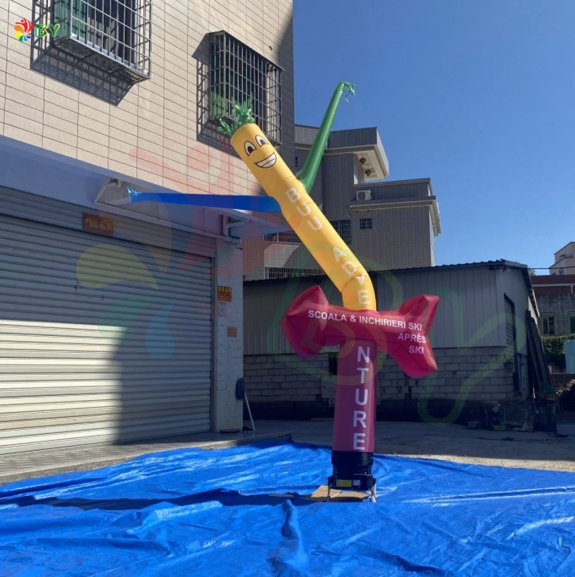 Boyan Custom Outdoor Colourful Advertising Sky Dancer Inflatable Air Tube Man Model