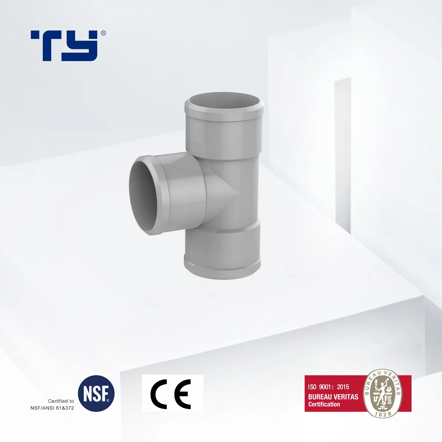 Germany Chinese Standard PVC Fitting Plastic Pipe Water Brands Plumbing Price List Manufacturer Cap