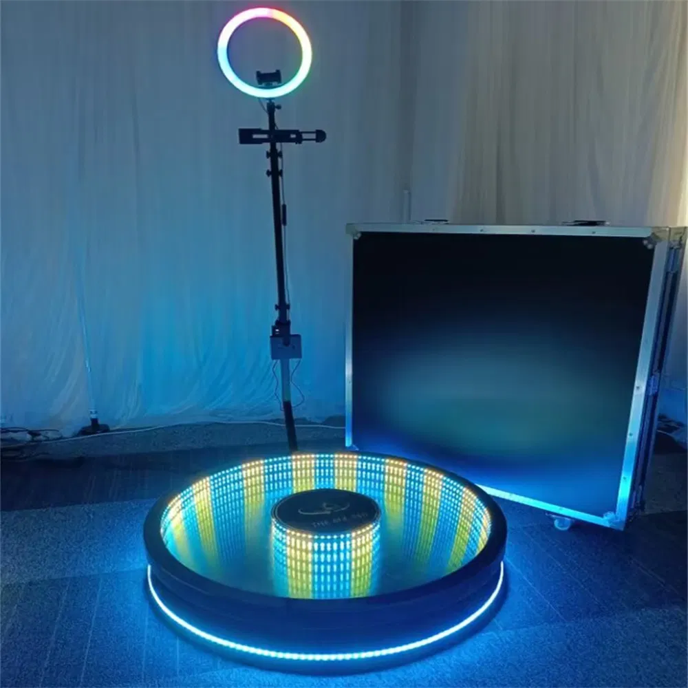 360 Degre Portable Photobooth Fill Light Machine Camera Selfie Video Free Accessories Automatic Spin 360 Photo Booth