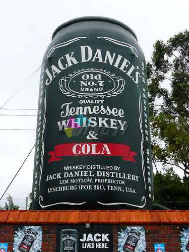 Customized Pattern Inflatable Advertising Can Coke Bottle, Creative Advertising Event Inflatable Shape Column