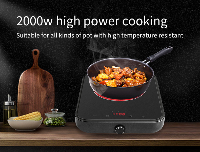 Compact Kitchen Appliance: Infrared Cooker for Small Spaces Easy Use Electric Cooker