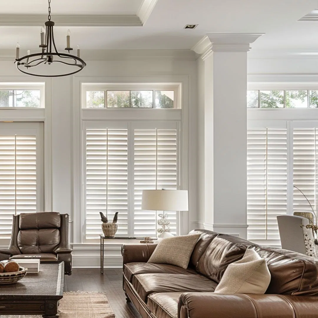 Wholesale High Quality Wooden PVC Plantation Shutters for Window
