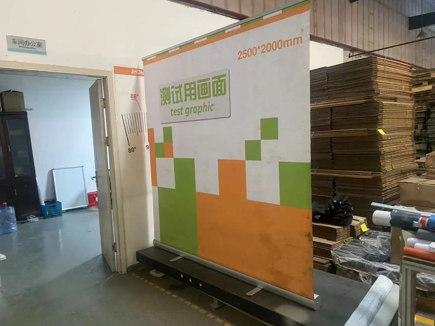 Advertising Aluminum Retractable Banner Roll up 200*200cm Pull up Stand