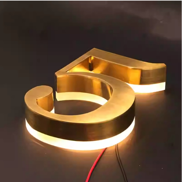 Customized 3D Display Back Channel Letter Signage Acrylic Outdoor for Shop