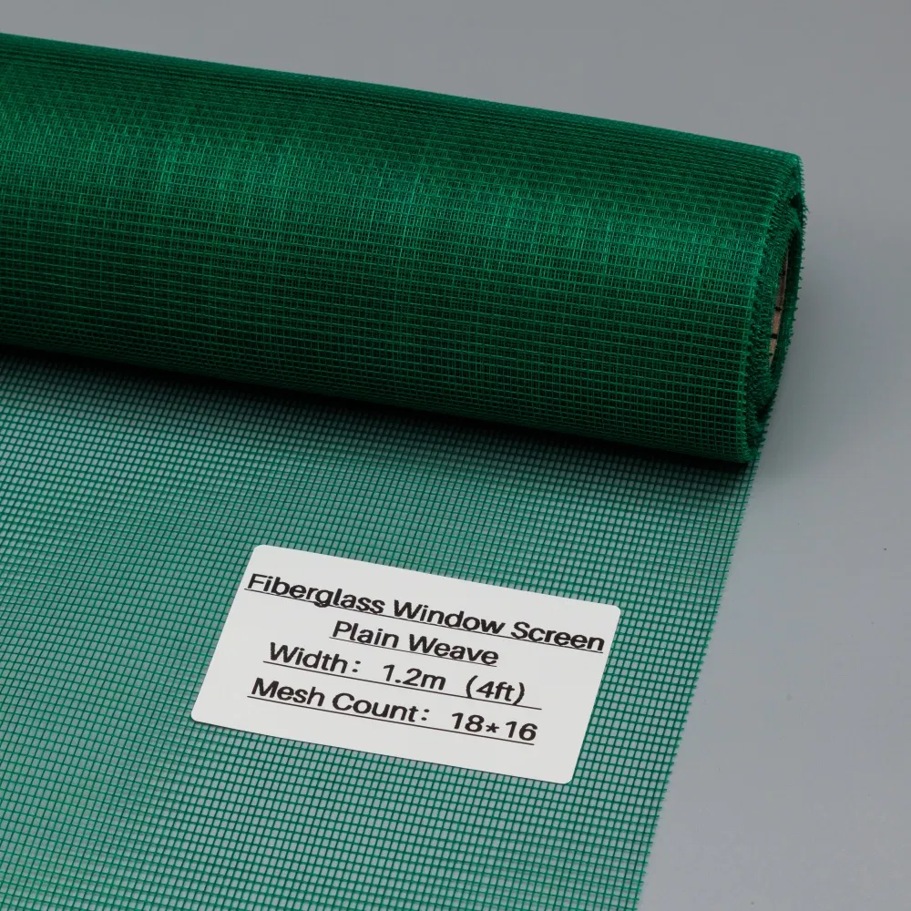 Plain Wave 18X16 Polyester Mosquito Net Fly Screen Fiberglass Window Screen Mesh
