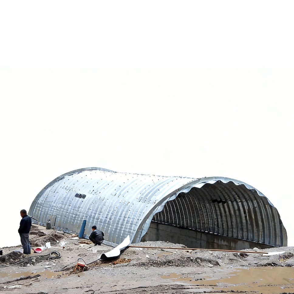 Round Helical Galvanized Corrugated Pipe