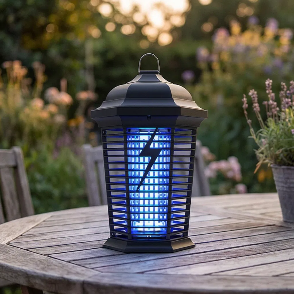 Electric Mosquito Zapper Lamp for Efficient Outdoor Bug Management