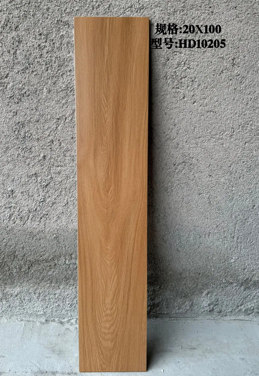 Плитка напольная серая дерево 20x100 см