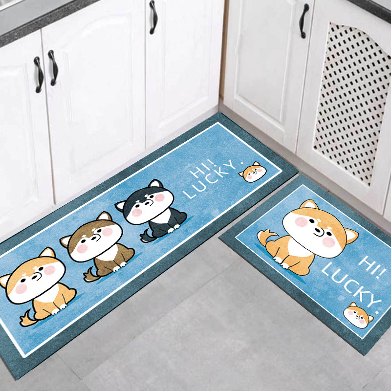 Anti Slip Absorpt Water Kitchen Room Carpet Cartoon Floor Mat