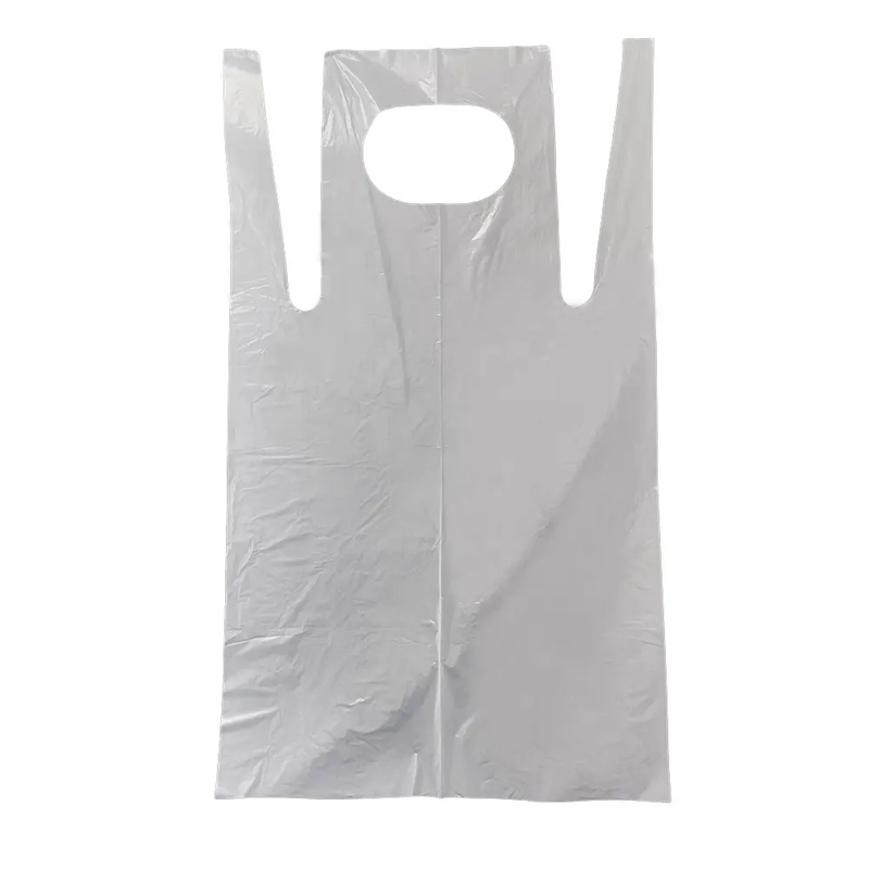 High Quality Disposable PPE Polythene Plastic PE Apron for Food, Medical and Hospitality Industry