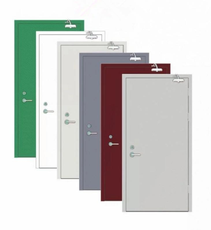 Polyurethane Foaming Pre-Hung Steel Fire Doors 30/60/90mins