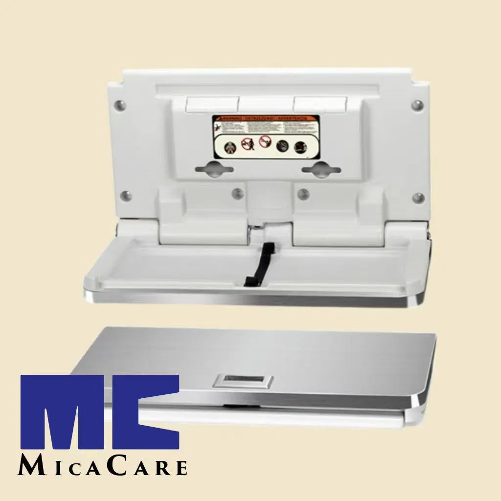 Recessed Baby Changing Station with Premium Stainless Steel & Elegant Satin Matt Finish