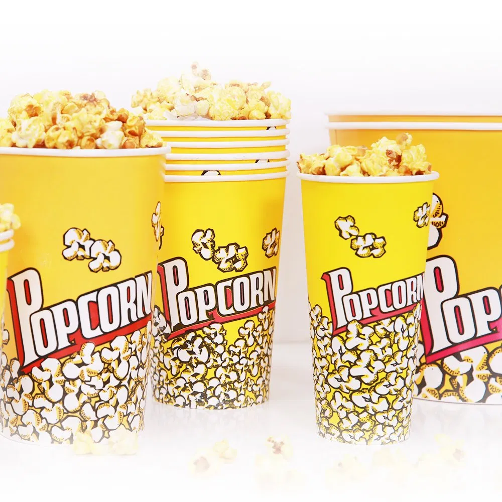Fashion Popcorn Paper Food Takeaway Bucket