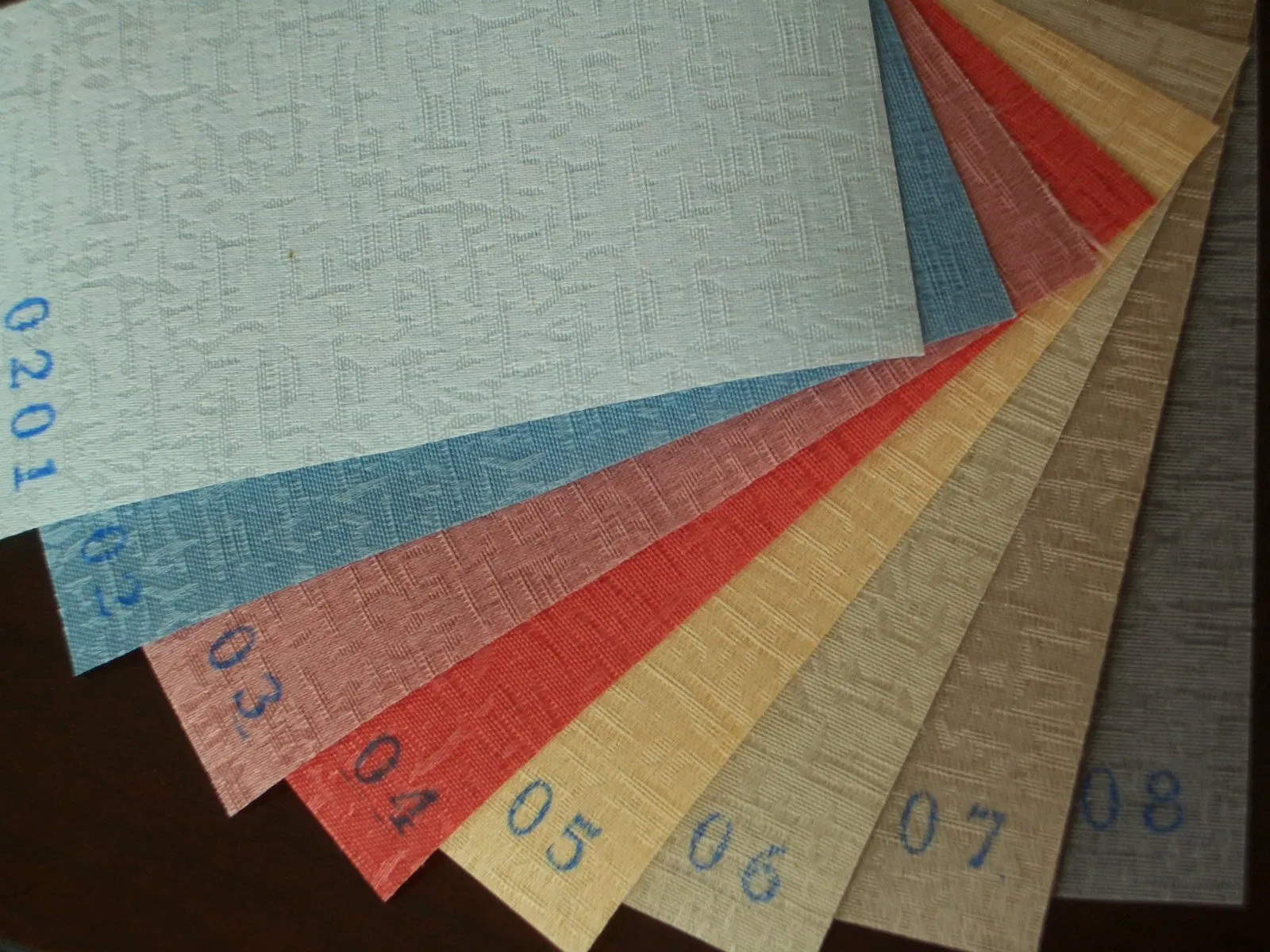 Custom Window Curtain Vertical Blind Fabric 89mm 100mm 127mm