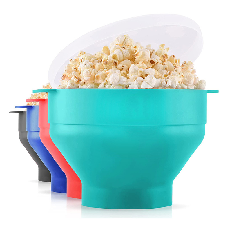 Силиконовая складная чаша для попкорна