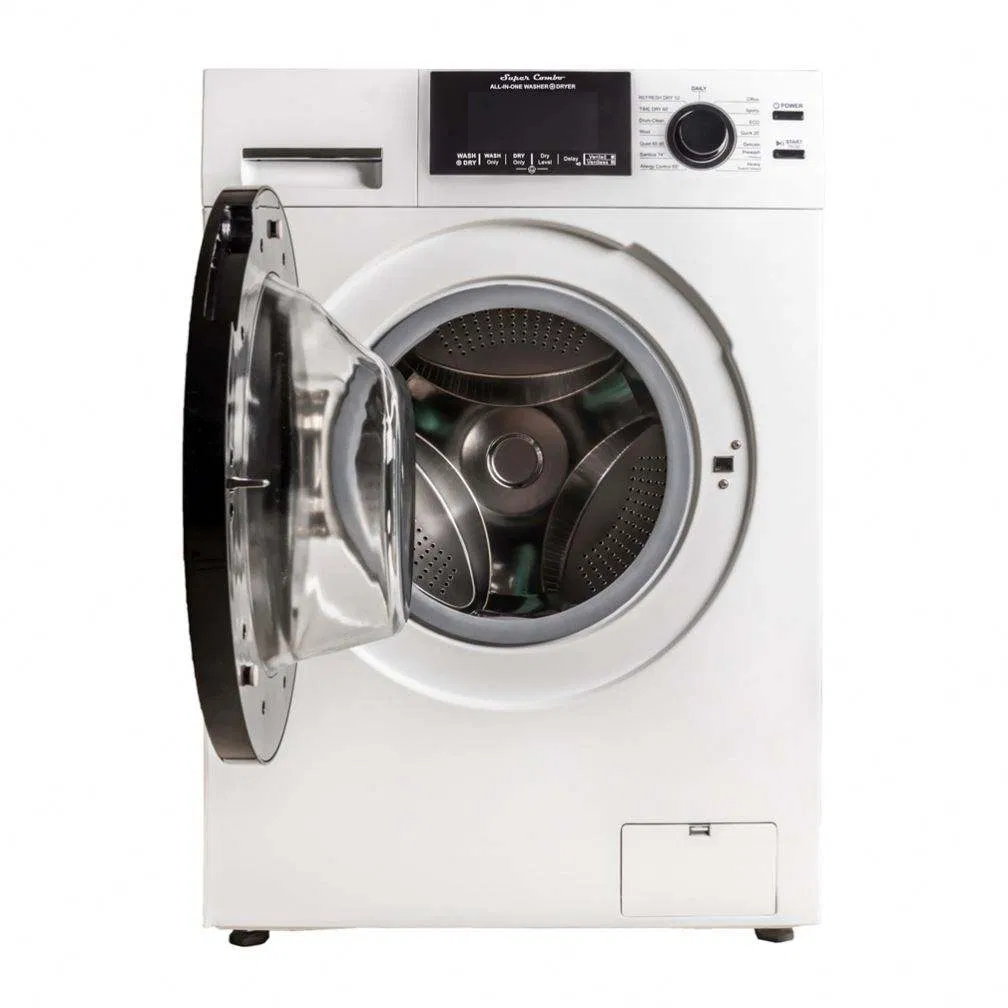 12kg Factory Made Electronic LCD Display Home Clothes Cleaning Washing Machine Dryer