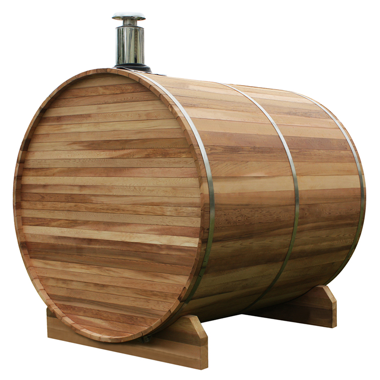 Бочкообразная сауна европейского дизайна SR158 на 6 человек