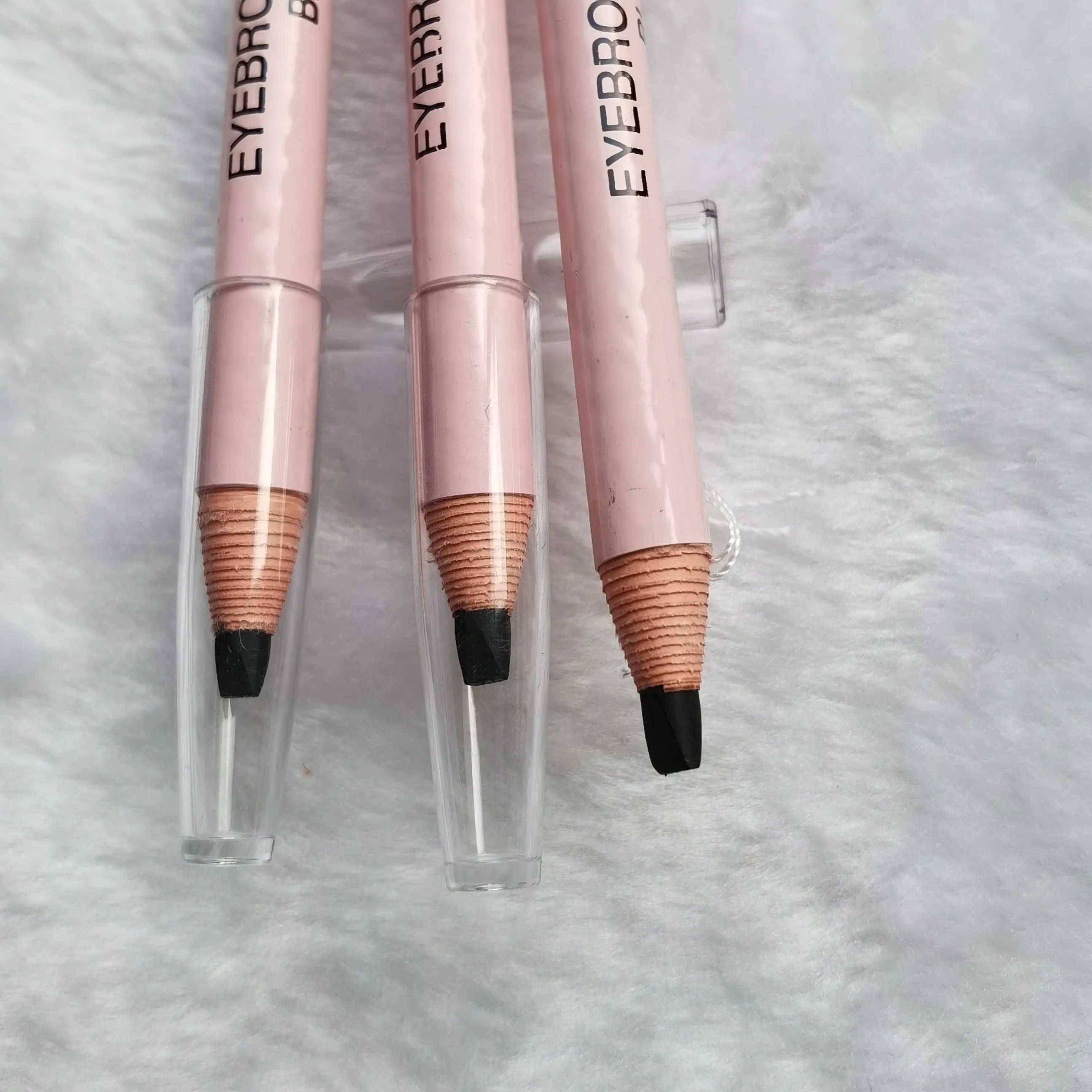 6 Colors Private Label Pink Pull Line Eyebrow Pencil Makeup Brow Pencil