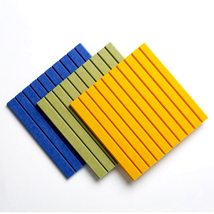 Carved Polyester Fiber Acoustic Panel for Partition