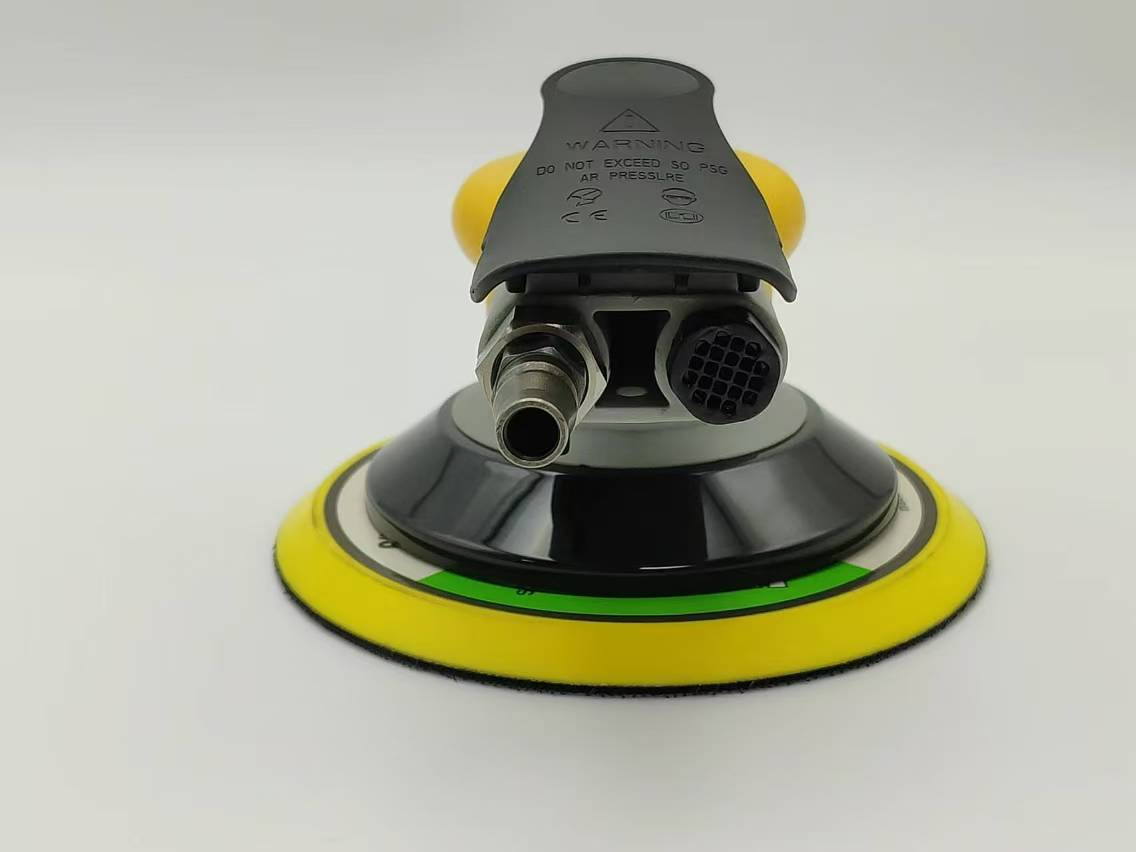 6 Inch Grinding Head Air Sander Machine Plam Orbital Sander Tool Kit Power Tool Polisher for Car Surface