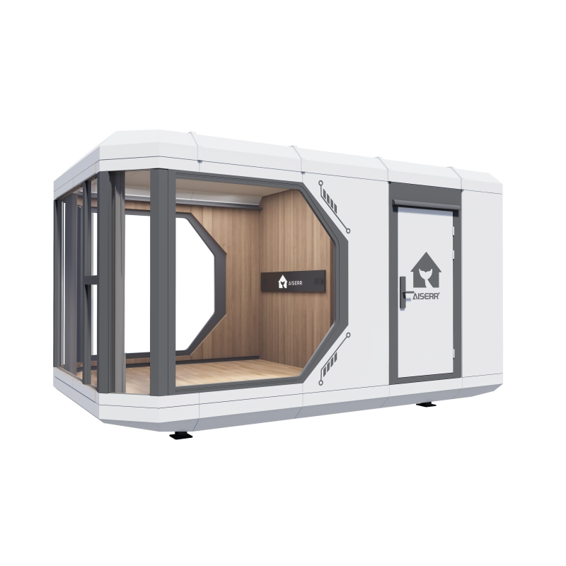 Comfortable Prefab Modular Movable House for Weekend Escapes with Fresh Air Ventilation and Intelligent Systems