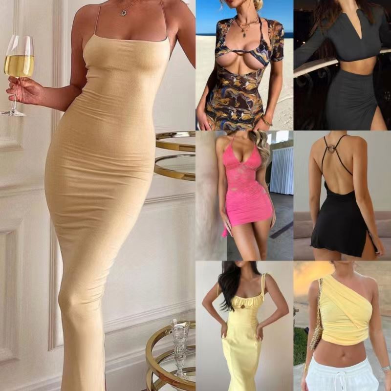 Комплект женский топ-купальник и юбка