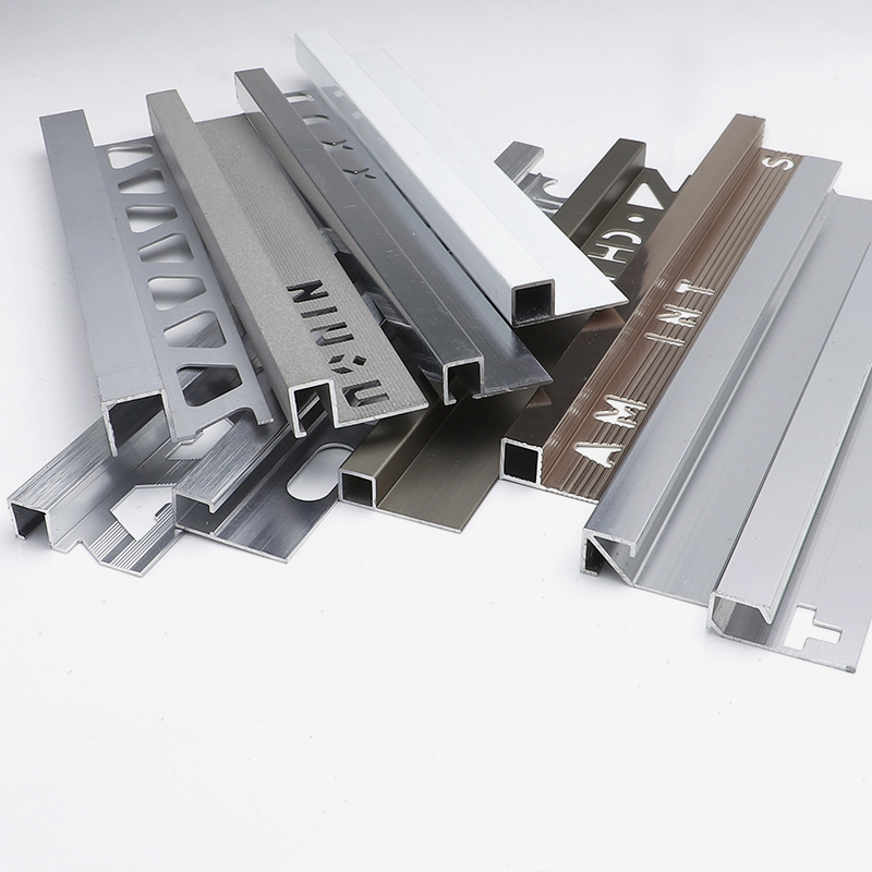 Factory Customized Ceramic Metal Different Shapes Aluminum Profile Wall Corner Edge Tile Trim