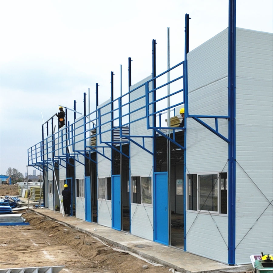 Modern Design K Type Low Cost Modular Prefabricated House for Soldier Camp