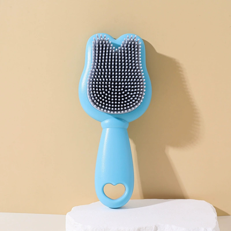 Gentle Silicone Baby Hair Brush for Toddler Bath Time