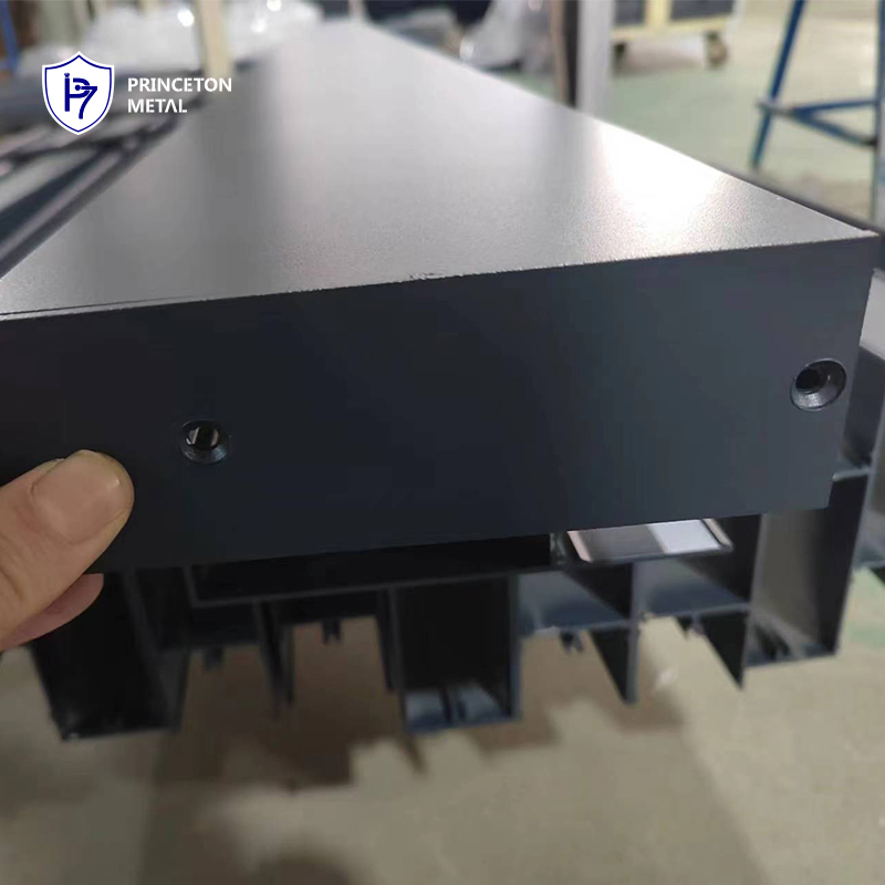 Princeton No Welding Aluminum Timber Look Click on Batten Screen