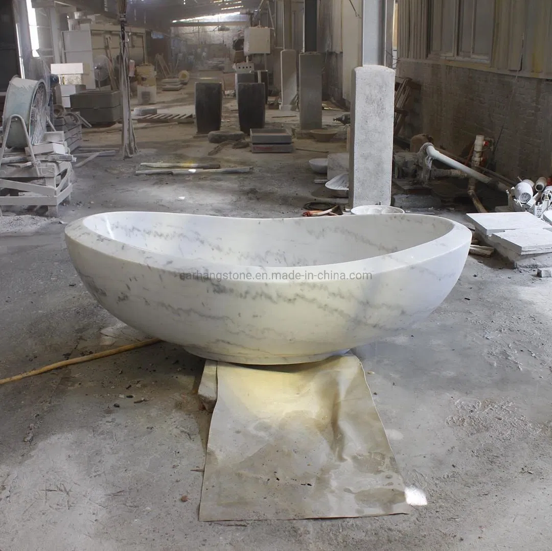 Hand Carved High Polishing Natural Stone Bathtub