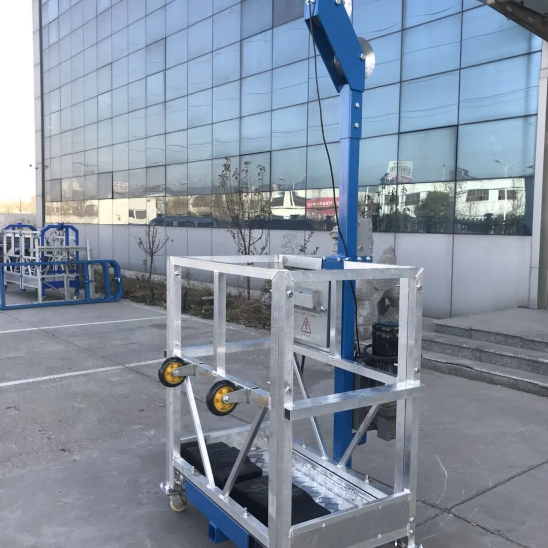 Suspended Platform Powered Cradle 500kg Building Cleaning Suspended Scaffold Construction Hanging Basket Platform