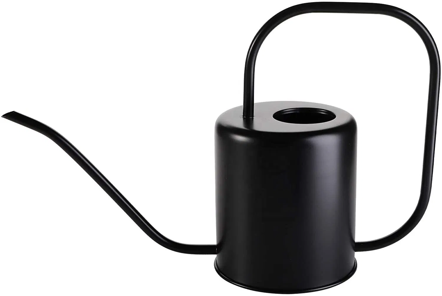 Stainless Steel Modern Style Watering Pot Black Watering Can