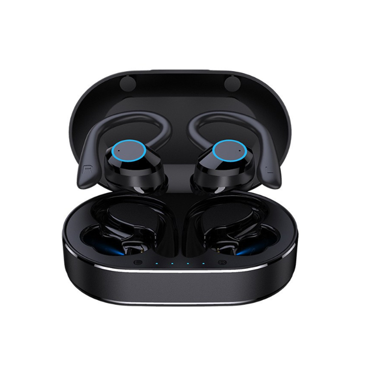 Q25 Sport in Ear Hook Waterproof Head Phone Noise Cancellation Audifonos Auriculares Wireless Airbuds Earbuds Earphone