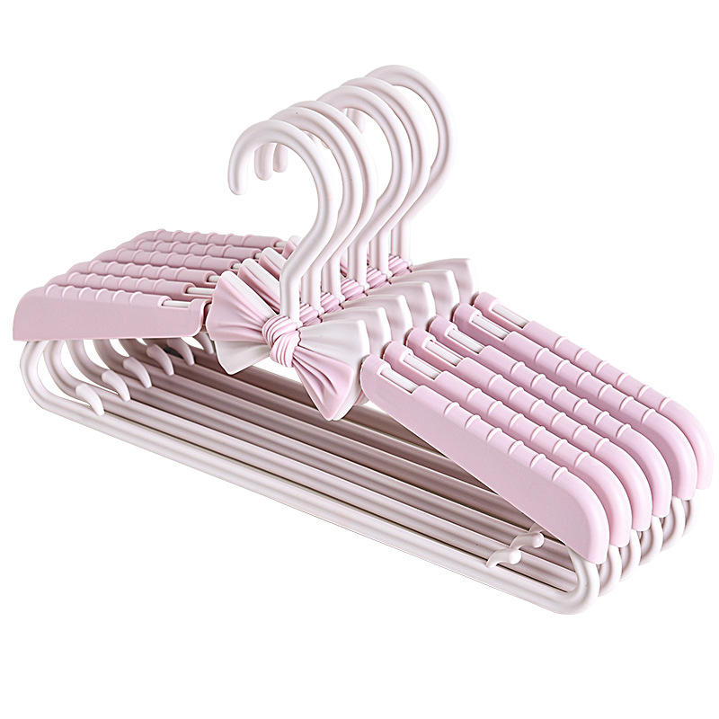 Baby Plastic Hanger with Adjustable Plastic Clamping Hanger