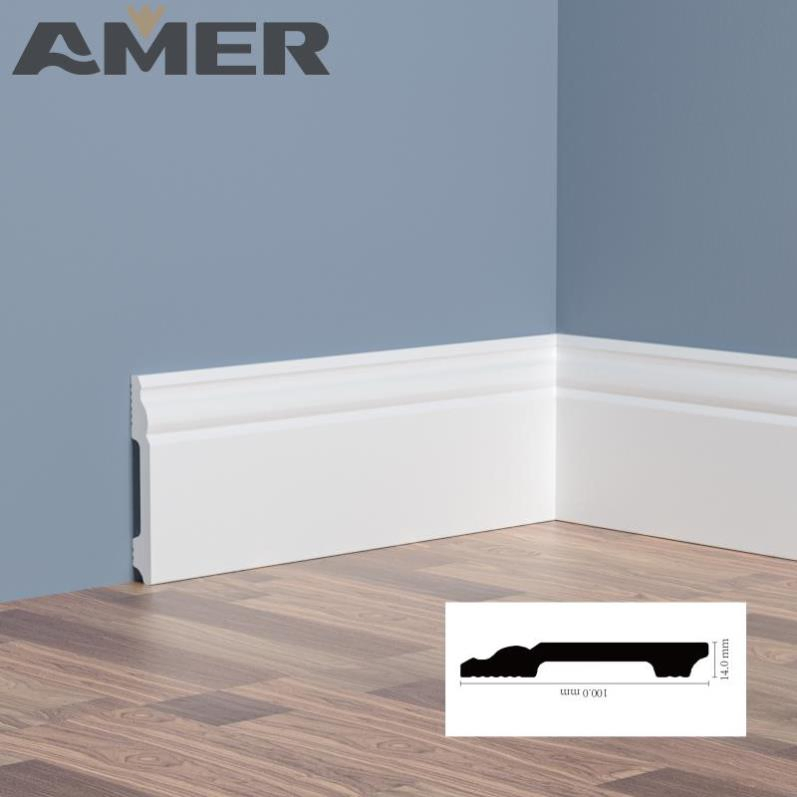 Polystyrene Mildew Proof Waterproof Flooring Accessories PVC PS Skirting Board