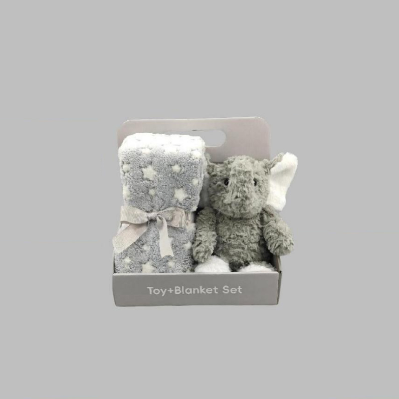 Wholesale Animal Toys with Blanket Cozy Plush Baby Security Blanket Loveys for Baby Girls Boys Animal Face
