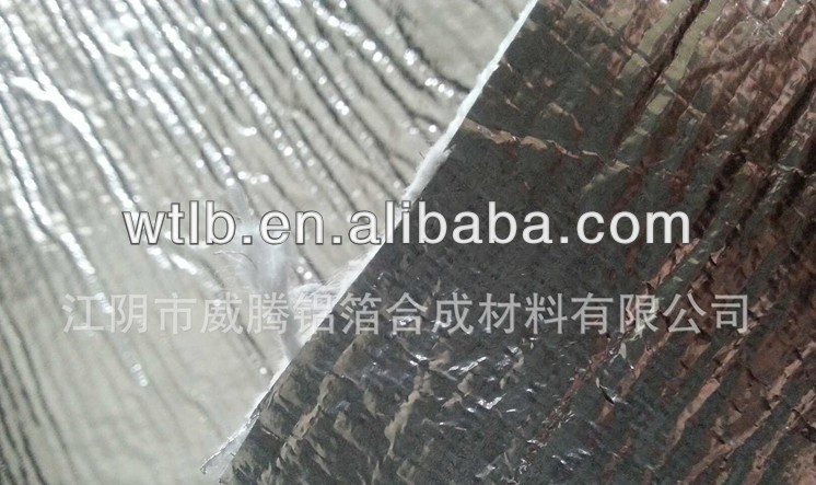 2mm Silicate Ceramic Aluminum Foil Fiberglass Cloth Thermal Insulation