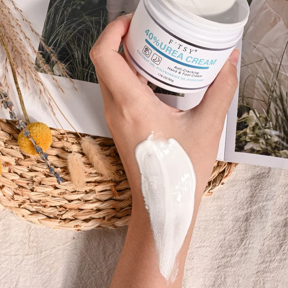 Private Label Anti Cracking 40% Urea Cream with Coconut Oil Moisturizer Hand Foot Cream