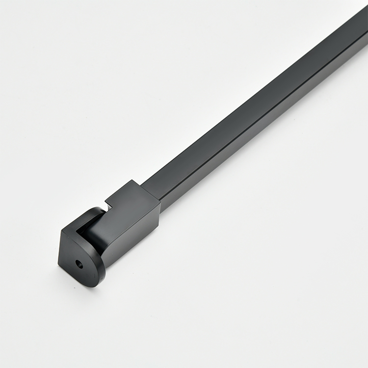 Опорная штанга для стеклянной двери душевой Sanipro Black