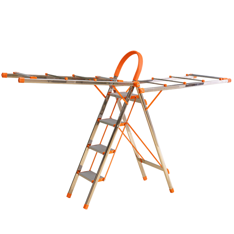 Modern Design Household Foldable Anti-Slip Indoor Step Climbing Ladder Supermarket Expansion and Thicken Ladder