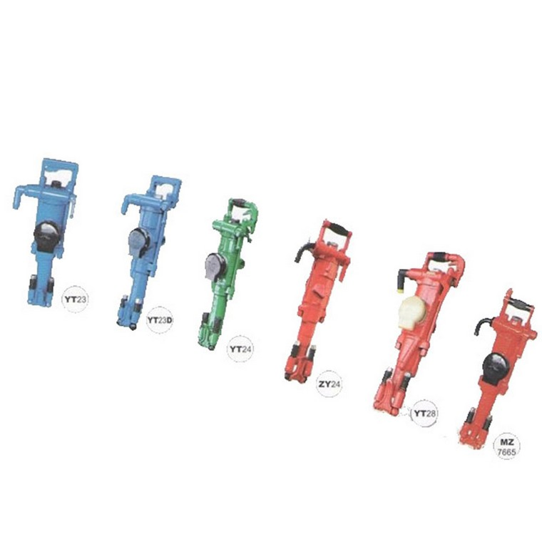 Пневматическая перфораторная дрель YT24 для горных работ