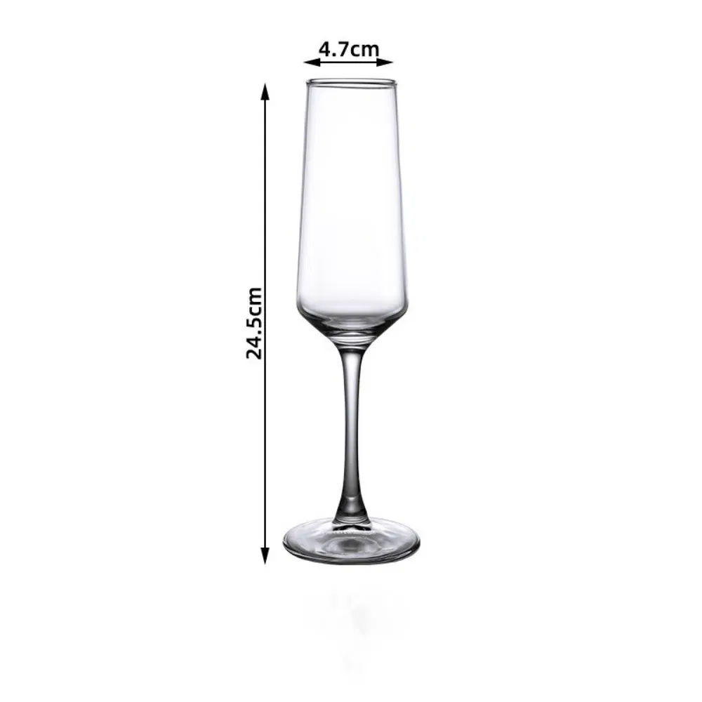 Бокалы для шампанского Crystal Glass, прямые