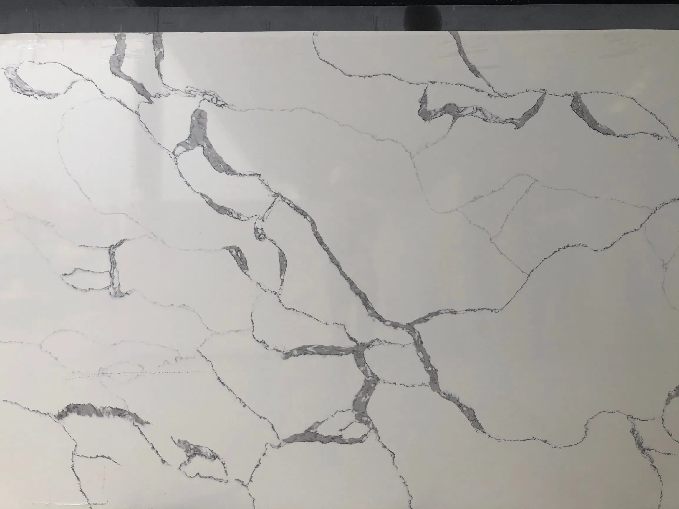 Chinese Fatory Quartz Stone White Sparkle Sand Quartz Kitchen Countertop